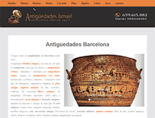 Tablet Screenshot of antiguedadesbarcelona.com